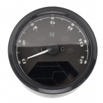 Motociklo spidometras, odometras 12000 RPM 199 KPH Retro LCD skaitmeninis tachometro matuoklis, degalų lygio indikatorius