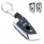 Raktų dėklas BMW i&scaron;maniojo rakto dėklas Raktų dangtelis Lydinys Specialiai sukurtas BMW 12*6*2cm sidabras
