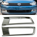 Skirta VW Volkswagen Touran 2016 2017 ABS Chromuota Automobilio Priekinių Rūko Žibintų Dangtelio Apdailos Juostelės 2vnt Automobilio Rūko Žibinto Rėmelis I&scaron;orės Automobilio Stilius