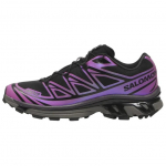 SALOMON XT 6 Bėgimo Bateliai Unisex Juodi Violetiniai Sportbačiai 477956 41⅓
