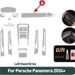 For Porsche Panamera 2024 2025 Accessories interior Thin film transparent TPU Protective Film Anti-Scratch Sticker Right Hand Drive