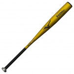 Mizuno Global Elite 02 Beisbolo lazda Jaunimui GE VKONG 23SS 50 84cm V-Kong (Metalas) Mokyklos, (1CJMH618), Auksas,