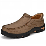 Didelis dydis 47 48 49 Vyri&scaron;ki Oxfords įsispiriami batai Vyri&scaron;ki odiniai laisvalaikio batai Mokasinai Plok&scaron;čiapadžiai Rankų darbo mokasinai Lauko vaik&scaron;čiojimui Žygiams 40 chaki