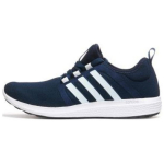 Adidas Bounce Slip Resistant Abrasion Resistant Low top Casual Running Shoes Unisex Navy AQ3127 42 white