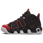 Nike Air More Uptempo GS Juodi Raudoni Balti Berniukų Krep&scaron;inio Batai FB1344-001 39 black