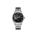 SEIKO Presage Mechaninis judėjimas Nerūdijančio plieno dirželis Laikrodis Vyri&scaron;ki laikrodžiai Juodas ciferblatas SSA377J1 Black Dial black