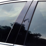 6 vnt. Automobilio statramsčių, durų langų apdailos lipdukai Ford Focus Sedanas/Hečbekas 2005 2006 2007 2008 2009 2010-2014 juoda