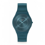 Swatch AURIC WHISPER SS08N116 Žalias rie&scaron;o laikrodis žalia