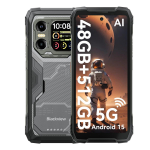Blackview XPLORE 1 Dimensity 7050 Apsaugotas telefonas Android 15 (16GB+32GB) RAM 512GB ROM 6.78 colio 120Hz ekranas 20000mAh 16+512Only cell phone juoda