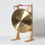 Medinis gongo stovas Skambutis Ne&scaron;iojamas Ekranas Garsinė terapija iki 15,75 colio Gongo laikiklis skirtas