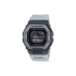 Casio Vandeniui atsparus 200 metrų Madingas Kvarcinis Mechanizmas Dervos Dirželis Laikrodis Vyri&scaron;ki laikrodžiai Juodas GBX-100TT-8JF Black Dial gray