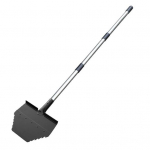 Įvažiavimo ledo grandiklis plok&scaron;čias kastuvas su nuimama ilga rankena didelio patvarumo valymo kastuvas piktžolių &scaron;alinimo priemonė sodui &scaron;aligatviui grindims ledui sniegui