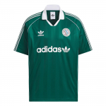 Adidas Originals SS25 Mar&scaron;kinėliai Laisvalaikio Dryžuoti Trumpomis Rankovėmis Futbolo Mar&scaron;kinėliai Vyri&scaron;ki Vir&scaron;utiniai Drabužiai KC0128 XL