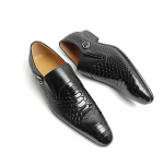 Mada Mada Madingi Odiniai Vyri&scaron;ki Batai Prabangūs Juodi Mokasinai Vienuolio Stiliaus Rankų Darbo Laisvalaikio Verslo Vyrams Sapatos Formais Masculinos 39