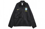 Nike Brazilijos vyri&scaron;kas Nike futbolo striukė su gobtuvu FZ8359-010 XL