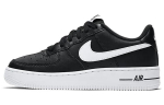 Nike Air Force 1 GS 'Juoda Balta' CT7724-001 38.5