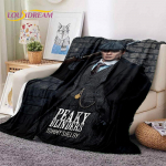 3D P-Peaky Blinders Tommy Shelby mink&scaron;ti pledai, &scaron;ildantis metamas pledas, patogus pledas piknikui, lovoms, sofai, namams, miegamajam, vaikui 130x150cm( 51x59in )