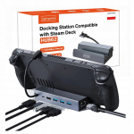 Dokinimo stotelė Steam Deck Dock Rog Ally Dex 6-in-1 Hub USB-C HDMI 4K Ethernet Zenwire Hub62