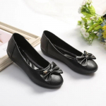 Tu&scaron;čiaviduriai kvėpuojantys moteri&scaron;ki plok&scaron;čiapadžiai su kaspinėliu, įsispiriami, apvaliu priekiu, moteri&scaron;ka avalynė, patogūs, eleganti&scaron;ki 39, stilingi korėjieti&scaron;ko stiliaus batai 35