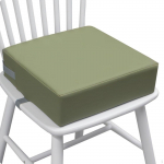 Vaiki&scaron;ka paauk&scaron;tinimo sėdynės pagalvėlė PU odos kėdė Nuimamas plaunamas užvalkalas &Scaron;viesiai pilka Green beige