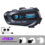 600M Intercom Bluetooth 5.3 EDR &Scaron;almo laisvų rankų įranga su muzikos dalijimusi Motociklo belaidės ausinės Skambinimas laisvų rankų įranga Apsauga nuo triuk&scaron;mo Ausinės 6 vairuotojams 1PC Hard Mic