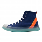 Converse Chuck Taylor All Star Sezoniniai Unisex Auk&scaron;ti Drobės Batai Komforti&scaron;ki Universalūs Kasdieniai Mados Balti Mėlyni Oranžiniai 172948C 35 blue