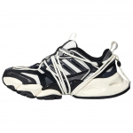Adidas Xlg Runner Deluxe 2.0 Fos Lengvi Mecha Batai Cyber Sportiniai Bėgimo Batai Unisex sportbačiai Juoda Balta KZ7200 42⅔ black