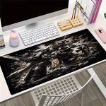 Warhammer 40k tematikos pelės kilimėlis, neslystantis guminis pagrindas, daugiafunkcinis biuro ir namų dekoras, puikiai tinka darbo vietos personalizavimui. 40cmx90cm