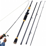 &bdquo;Baitcasting&ldquo; me&scaron;kerės 1,8&nbsp;M / 2,1&nbsp;M anglies pluo&scaron;to ne&scaron;iojama kelioninė me&scaron;kerė, skirta e&scaron;erių žvejybos reikmenims