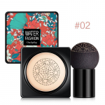 Air Cushion CC Cream Mushroom Head Foundation Drėkinamasis BB kremas Nude Makeup Ilgalaikis matinis maskuojamasis makiažo pagrindas 02 (Ivory white)