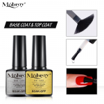 Mobray Top Base Coat gelinis lakas su lipduku Shiny Sealer Sugerti sustiprinti ilgalaikį nagų dailės manikiūro gelinį lako gruntą