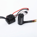 Vandeniui atsparus 3670 2650KV be&scaron;epetis variklis 120A be&scaron;epetis ESC rinkinys 1/8 nuotolinio valdymo automobiliui sunkvežimiui 2650KV juoda
