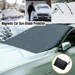 Vasarinis magnetinis automobilio skydelis nuo saulės Auto priekinio lango skėčio dangtelis automobilio priekinis stiklas sniego dangtelis Automobilių priedai juoda
