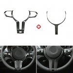 Skirta BMW F10 F22 F30 F32 F10 M Sport Carbon Fiber Look automobilio salono vairo apdailos dangtelio lipduko mygtuko rėmas