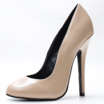 5,5 colio &bdquo;stiletto&ldquo; auk&scaron;takulniai unisex &bdquo;Sleek&ldquo; naktinis klubas su apvaliais pir&scaron;tais batai vakarėliui, plius 36&ndash;46 dydis 46 smėlis