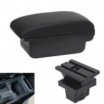 Skirta Skoda Octavia porankių dėžutei Skoda Yeti Mk2 automobilio porankių laikymo dėžutei 2005-2012 Priedai Modifikuoti vidaus dalys USB juoda