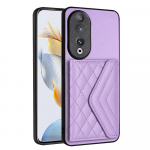 Prabangus CC stiliaus kelių kortelių lizdai Piniginės odinis dėklas, galinis dangtelis, skirtas Huawei Honor 90 X6A X7A X8A X9A X50i Honor X6A juoda