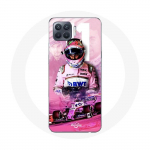 Coque pour Oppo A93 Formule 1 Sergio P&eacute;rez Pilote de F1 Rose rožinė