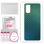apgo Protective Skin Sticker for the back compatible with Realme V5 5G, Wrap Film, Foil, Vinyl - Pattern Carbon Chameleon CAKA1
