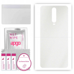 apgo Protective Skin Sticker for the back compatible with Xiaomi Redmi K30 5G, Wrap Film, Foil, Vinyl - Pattern Matte Transparent