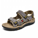 Auk&scaron;tos kokybės poros odiniai paplūdimio sandalai Vyri&scaron;ki vasariniai laisvalaikio batai Patogūs vandeniui atsparūs sandalai moterims Lauko avalynė 38