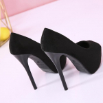 Moteri&scaron;ki 12 cm 14 cm auk&scaron;takulniai 4 cm platforminiai naktinio klubo pompos Lady Catwalk Extreme Stiletto Heels Prom Pleaser Peep Toe Batai 34
