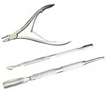 Nerūdijančio plieno nagų odelių &scaron;auk&scaron;to stūmiklio nuėmiklio pjaustytuvo žnyplių kirpimo pjovimo rinkinys