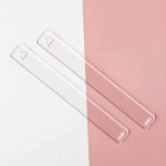 2 vnt./rinkinys Skaidrus molio storio matuoklis Akrilinis pasidaryk pats gaminimo įrankis Volelis Keramika Polimerinis matuoklis 3mm(2pcs)