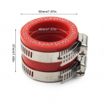 Silikoninis motociklo karbiuratoriaus įsiurbimo kolektoriaus guminis adapteris, tinka 32/34 mm PWK OKO KOSO PWK28 30 motociklo dalis