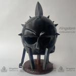 Maximus Decimus Meridians &Scaron;arvai Gladiatoriaus &Scaron;almas su Mediniu Stovu Dovana Jam juoda