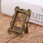 Lėlių namelio mini aksesuarai Personality Texture Metal Vintage Po Frame
