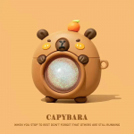 Mielas animacinis dėklas AirPods Pro 2, silikoninis mink&scaron;tas apvalkalas, Airpods 3 2 1, Bluetooth ausinių apsauginė rankovė, apsaugantis nuo kritimo apvalkalas For AirPods 1 or 2