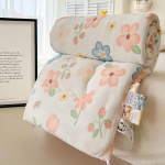 Class A Mother And Baby Grade Soybean Quilt Knitted Cotton Baby Down Quilt Single Double Thickened Fall And Winter Soybean Quilt Core 120*150cm
