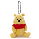 Disney personažo juokingo veido kamuoliuko grandinėlės talismanas Mikė Pūkuotukas L pliu&scaron;inis žaislas, auk&scaron;tis apytiksl.. 13 cm beige